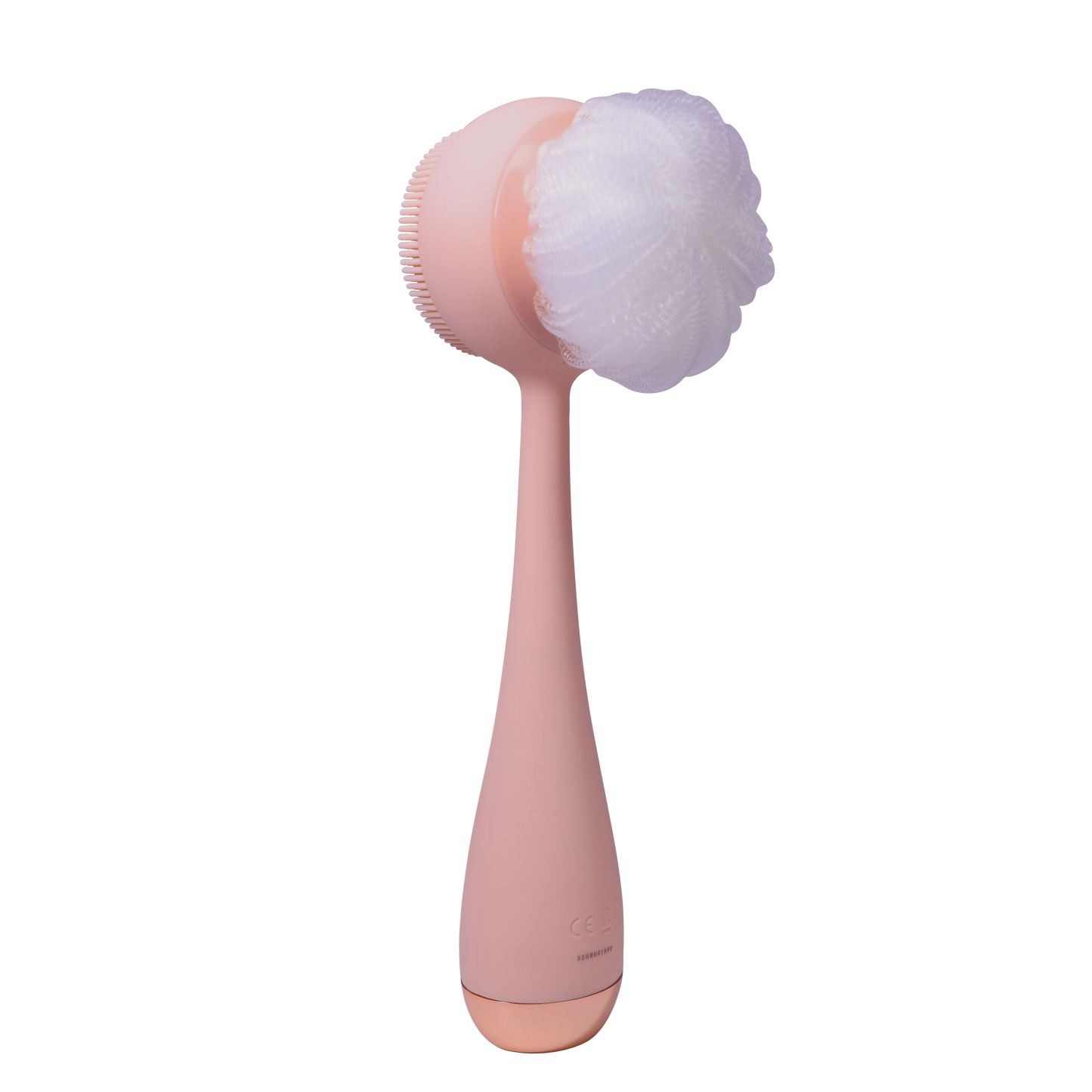 4003-Blush?PMD Clean Body in blush showing loofah attachment