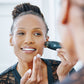 1005-Black?Personal Microderm Elite Pro being used on womans cheeko in Black 